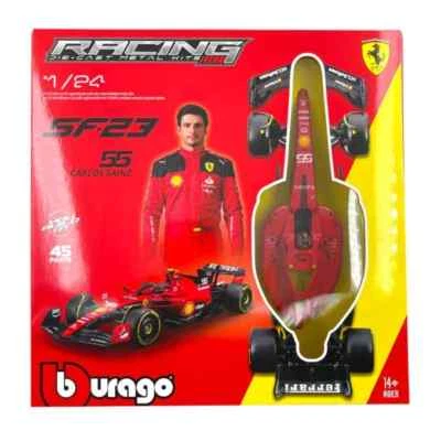 Ferrari SF-23 Carlos Sainz #55 2023 Modellino F1 Kit Build Bburago 1/24 18-26852 - Immagine 1 di 2