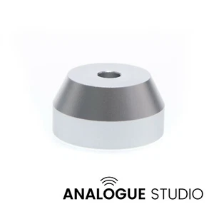 Analogue Studio Domed Aluminium 45RPM 7" Record Adapter (Silver) - Picture 1 of 1