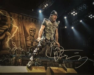 BRUCE DICKINSON #1 REPRINT 8X10 PHOTO SIGNED AUTOGRAPHED MAN CAVE IRON MAIDEN - Picture 1 of 1