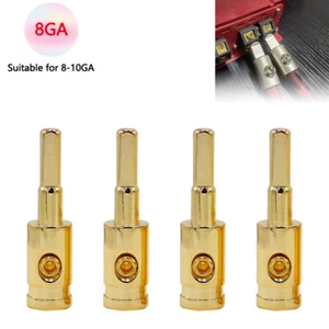 8 GA Car Audio Gauge Ground Wire Pin AWG Input Wire Reducer Connector Terminal - Picture 1 of 7