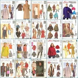 OOP McCalls modello di cucito misses cappotti outwear giacche mantelli gilet a scelta - Foto 1 di 26