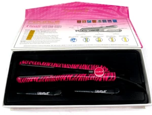 Royale Collection Professional Ceramic Hair Straightener Iron - Pink Zebra - Picture 1 of 6