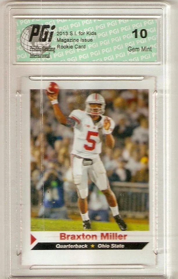 Braxton Miller 2013 SI for Kids First Rookie Card Ever Ohio State PGI 10 s.i. - Image 1 of 1