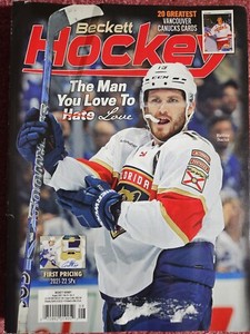 New AUGUST 2023 Beckett HOCKEY CARD PRICE GUIDE Magazine w/MATTHEW TRACHUK