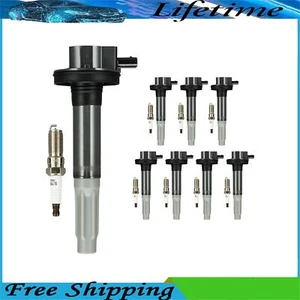 16Pcs Ignition Coils + Spark Plug Fits 2016-2017 Ford Mustang Ford F-150 5.0L - Foto 1 di 12