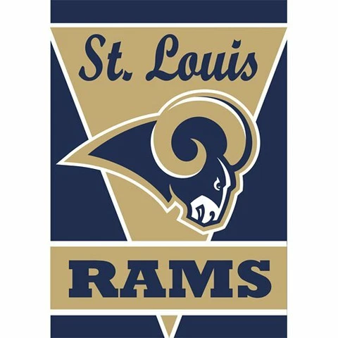 St. Louis Rams flag Helmet 28x40 LA Rams flag, banner, Blue Polyester Cover