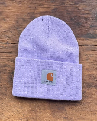 Carhartt Knit Cuffed Beanie Closeout  Lilac Haze - One Size . - Image 1 of 2