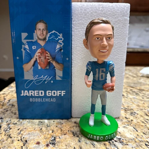 Jared Goff #16 Detroit Lions Bobblehead  NIB SGA 1/1/23 NFL Football Cover