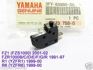 Yamaha FZ1 FZR1000 R1 R6 Stop Switch NOS 3FV-83980-00 YZFR1 YZFR6 FZS1000 - Picture 1 of 3