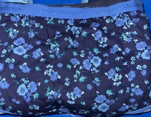 Sz 11 Comfort Choice Women Plus Cotton Brief 5-Pack 36” Waist Flat, Multi Color - Picture 1 of 4