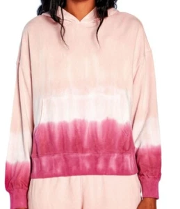 Wildfox Olivia Women's Multicolor Long Sleeve Tie-Dye Hoodie Sweatshirt New - Picture 1 of 3