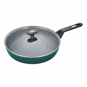 Berndes Eco Recycle+ Schmorpfanne mit Glasdeckel Pfanne Aluminium Grün Ø 28 cm - Bild 1 von 4