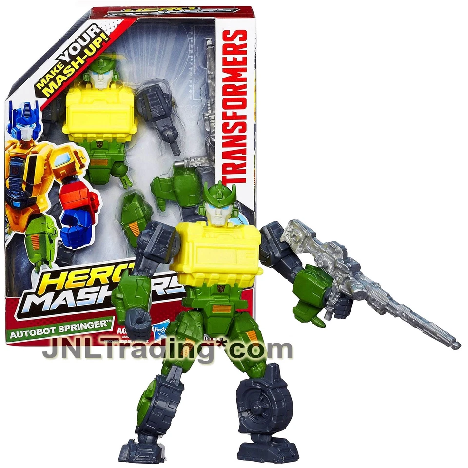 Year 2013 Transformers Hero Mashers 6" Figure - AUTOBOT SPRINGER with Blaster - Image 1 of 1