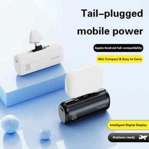 Mini Power Bank 10000mAh Fast Changing External Battery For iPhone Type-C Phone - Picture 1 of 24