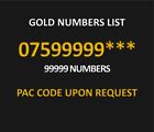 99999 GOLD MOBILE NUMBER VIP BUSINESS EASY MEMORABLE DIAMOND PHONE SIM CARD LIST