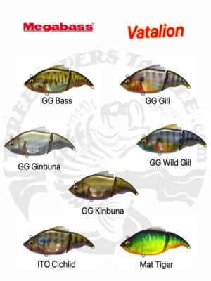 Megabass Vatalion Vibration Swimbait / Glidebait - Elige Color Foto 1 de 3