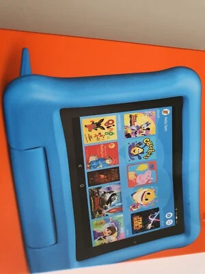 Amazon Fire 7 Kids Edition 16GB, Wi-Fi Tablet, 7" - Purple/Blue/Pink - Image 1 of 3