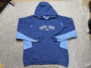 Vintage Super Bowl XXXIX Hoodie Sweatshirt Herren Medium Blau NFL Football Reebok - Bild 1 von 12