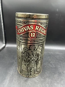 Vintage Chivas Regal 12 Jahre Scotch Whisky geprägt 750 ml Sammlerdose - Bild 1 von 7