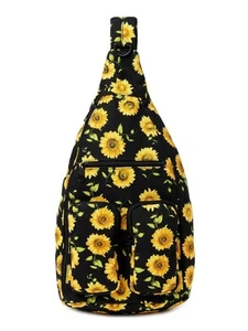 NOBO Sun Flower Sling Backpack Crossbody Shoulder Bag Travel Backpack - Picture 1 of 5