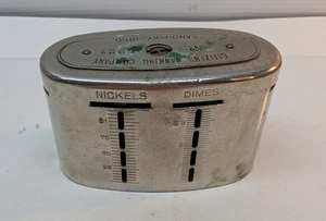 CSC Citizens Banking Company Advertising Brass Coin Bank OHIO 5221 with Key 2.5" - Picture 1 of 8