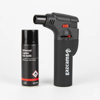 Sturmfeuerzeug - Wiederbefüllbarer Universalbrenner für Grill, Kamin & Löten - Bild 1 von 4