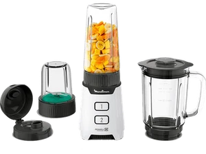 Batidora de vaso - Moulinex LM16L1, 400 W, 1 l, 2 Velocidades, 4 Cuchillas Powel - Imagen 1 de 4