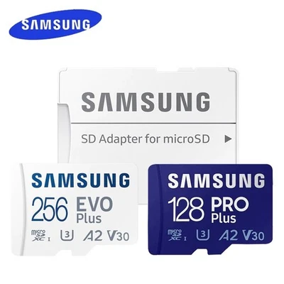 Samsung EVO Plus Micro SD Card 64GB 128GB 256GB 512GB TF Flash Memory for Phone - Image 1 of 4