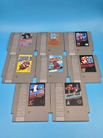 NES Nintendo Game Cartridge Coasters Set Of 8 Zelda Donkey Kong Super Mario