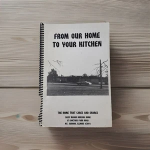 Mount Vernon Illinois Mt IL cookbook casey manor nursing home old folks vintage - Picture 1 of 24
