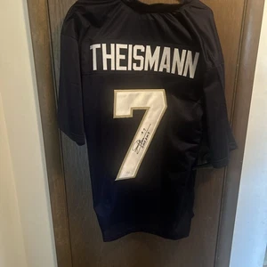 Joe Theismann Signed Jersey #7 JSA COA - Custom Notre Dame-Style - Picture 1 of 8