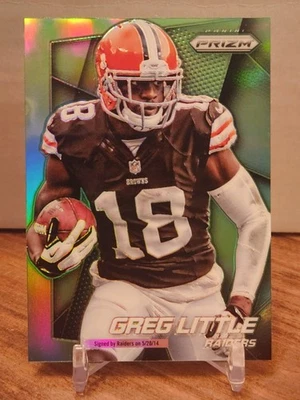 2014 Panini Prizm - Greg Little Green Prizm Raiders - Image 1 of 2