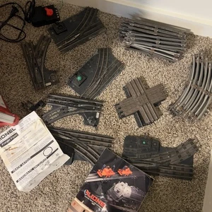 Vintage 80s Lionel Trains Track 44pc Set Interchange Switch Metal Manual - Picture 1 of 23