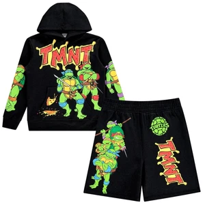 Teenage Mutant Ninja Turtles Boys Hoodie and Shorts Clothing Set- Little and... - Picture 1 of 9