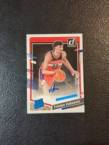 2023-24 Panini Donruss - Rated Rookie Tristan Vukcevic #257 Signatures (AU, RC) - Bild 1 von 2