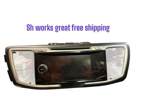 2013 2014 2015 Honda Accord Radio FM AM CD Player with Navigation Screen OEM - Bild 1 von 5