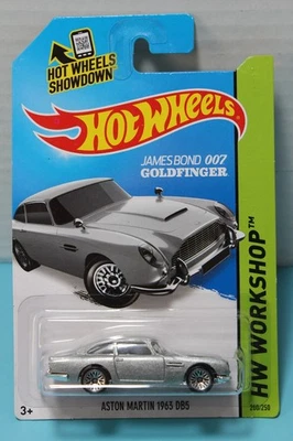 2014 Hot Wheels Aston Martin DB5 James Bond Goldfinger HW Workshop 200/250 - Image 1 of 4