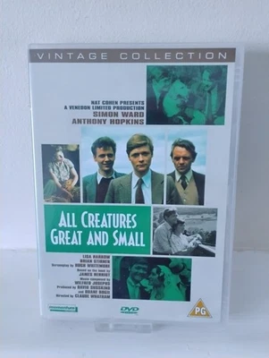 All Creatures Great And Small - Movie (DVD, 1975) Anthony Hopkins, CLEAN DISC  - Image 1 of 2