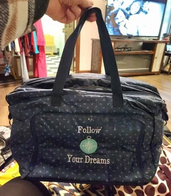 Nuevo Thirty One 31 Bolsa de Pañales Essentials Carry All Bolso de Lona Punto Trío  Foto 1 de 4