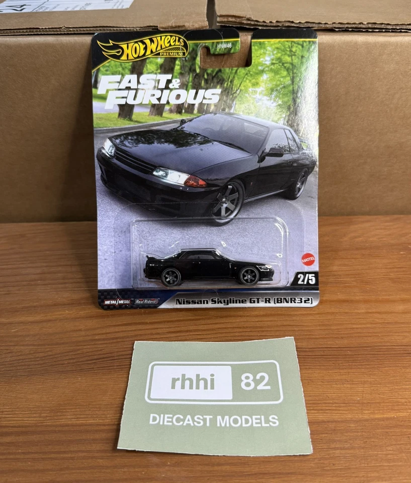Nissan Skyline GT-R (BNR32) #2 Hot Wheels Premium Fast & Furious Foto 1 de 1