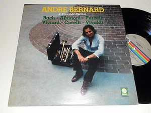 ANDRE BERNARD A Trumpet Recital NM  Bach Albinoni Purcell Vivaldi Peters PLE-111 - Picture 1 of 4