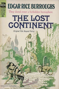 The Lost Continent by Edgar Rice Burroughs (Ace F-235) Pristine Condition - Picture 1 of 2