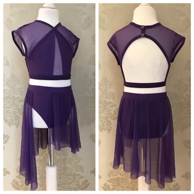 Contemporary Lyrical Dance Costume.Competition,In Stock.Modern.Stage Leotard - Image 1 of 4