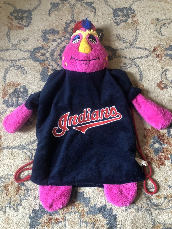 Bolso de Peluche Mascota Indios Cleveland De Colección Chief Wahoo Foto 1 de 4