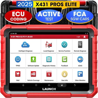2025 LANZAMIENTO X431 PRO Elite V + PRO5 OBD2 Escáner Herramienta de diagnóstico automático Codificación de teclas Foto 1 de 4