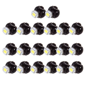 For 20X White T4/T4.2 Neo Wedge LED HVAC Heater Climate Control Light Switch - Picture 1 of 7