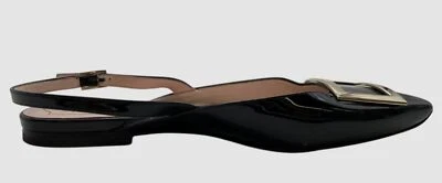 Zapato para mujer Roger Vivier trompeta negra con cordones plano izquierdo solo talla 38 Foto 1 de 4