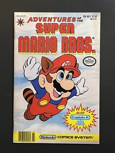 ADVENTURES OF THE SUPER MARIO BROS #1 - VALIANT - 1990- NINTENDO ~ Free SH - Picture 1 of 11