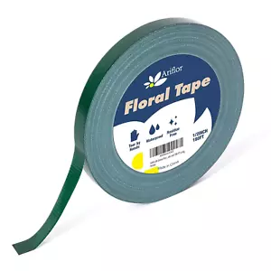 Green Floral Tape - Flower Wrap Adhesive Tape Bouquet Stem Wrapping and Floral C - Picture 1 of 12