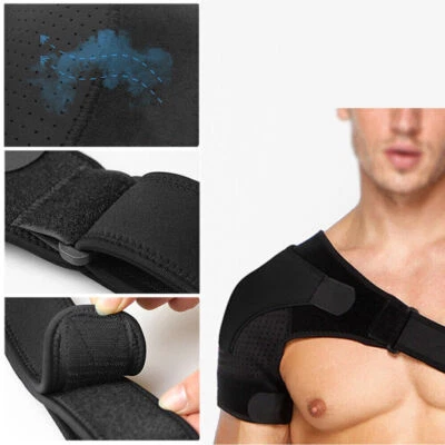 Shoulder Brace Rotator Cuff Support Relief Pain Injury Belt Arthritis Left/Right - Image 1 of 4